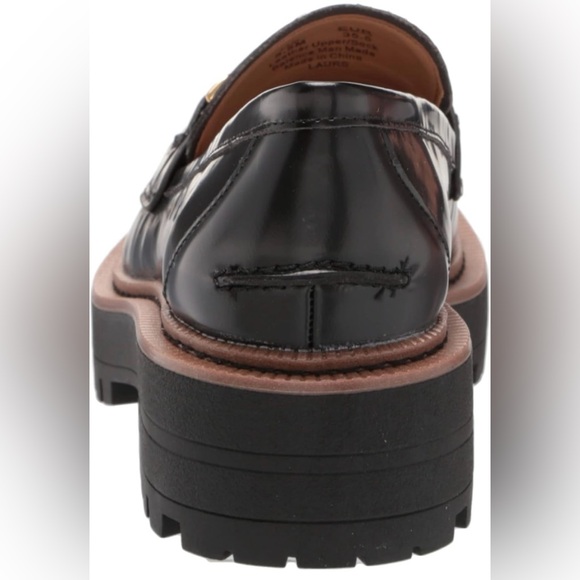 Sam Edelman Womens Laurs Lug Sole Loafer Black Size 6.5M - Picture 7 of 10